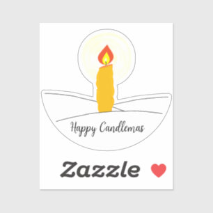 Happy Candlemas Sticker
