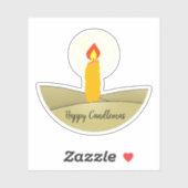 Happy Candlemas Sticker (Vel)