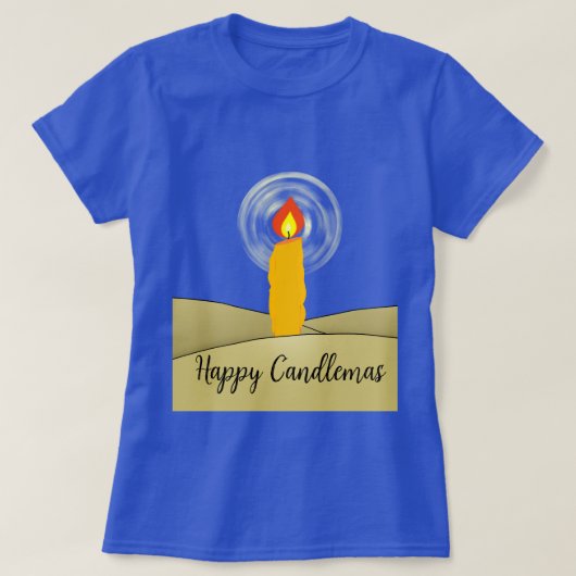 Happy Candlemas T-shirt (Design voorkant)