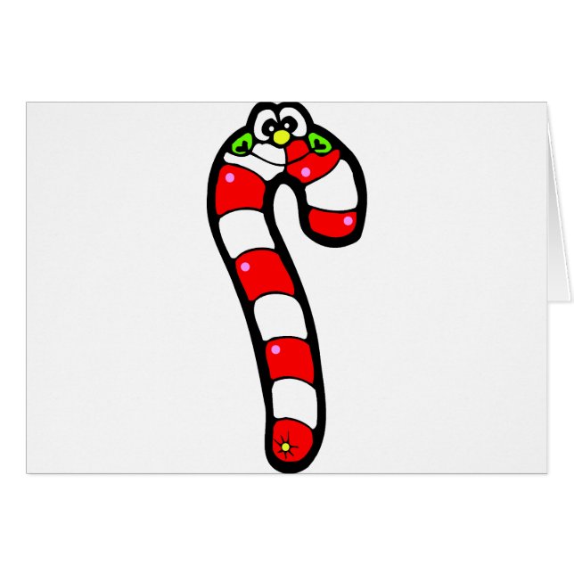 Happy Candy Cane (Voorkant Horizontaal)