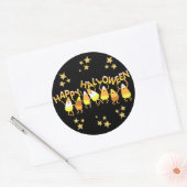 Happy Candy Corn Halloween Stickers (Envelop)