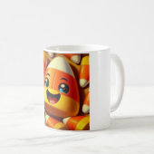Happy Candy Corn Koffiemok (Voorkant rechts)