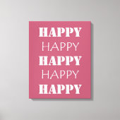 Happy Canvas Afdruk (Voorkant)