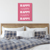 Happy Canvas Afdruk (Insitu (Slaapkamer))