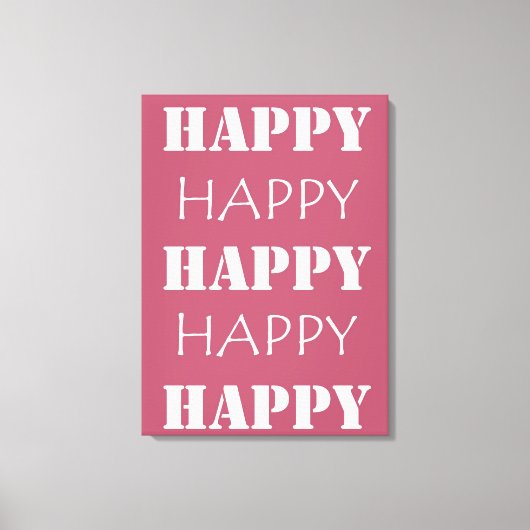Happy Canvas Afdruk (Voorkant)