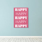 Happy Canvas Afdruk (Insitu (Houten vloer))