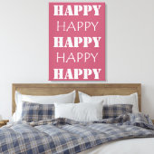 Happy Canvas Afdruk (Insitu (Slaapkamer))