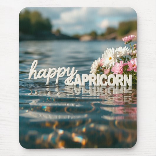 Happy Capricorn MousePad Muismat (Voorkant)