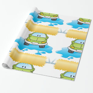 Happy Car Wash Cadeaupapier
