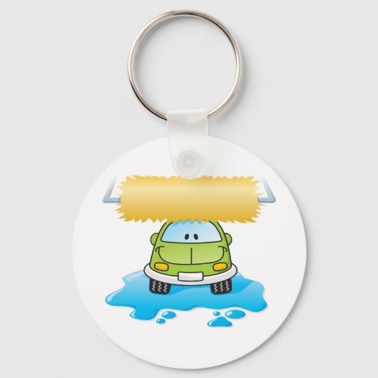 Happy Car Wash Sleutelhanger (Achterkant)