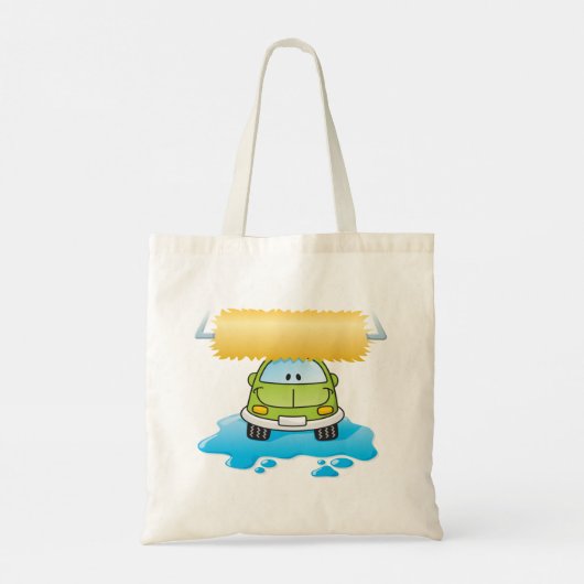 Happy Car Wash Tote Bag (Achterkant)