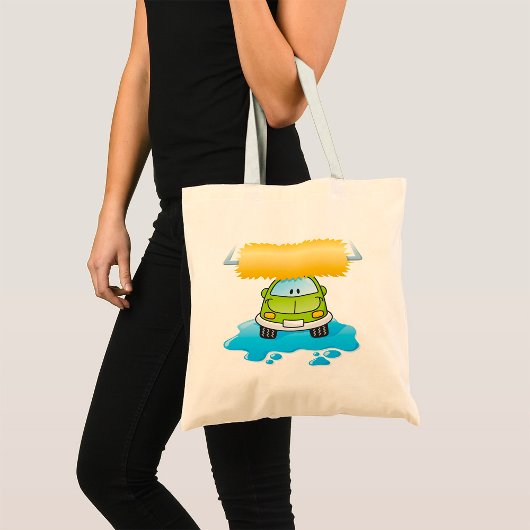 Happy Car Wash Tote Bag