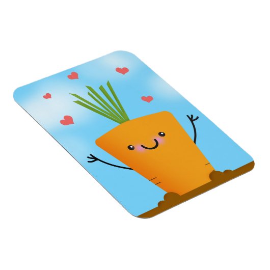 Happy Carrot Magneet (Rechterzijde)