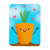 Happy Carrot Magneet (Verticaal)