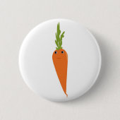 Happy Carrot Ronde Button 5,7 Cm (Voorkant)