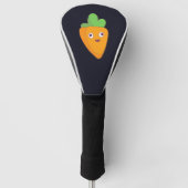 Happy Carrot Top Face 🥕 Golfheadcover (Voorkant)
