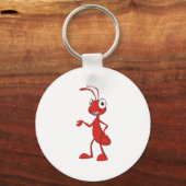 Happy Cartoon Ant Sleutelhanger (Voorkant)