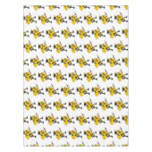 Happy cartoon bee afstuderen tafelkleed (Voorkant)