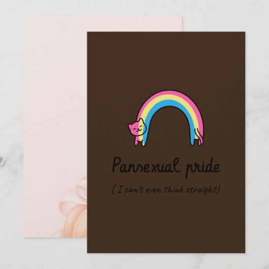 Happy Cartoon Cat | Cute Kawaii Animal Art Kaart (Voorkant / Achterkant)