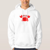 Happy Cartoon Crab Hoodie (Voorkant)