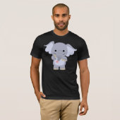Happy Cartoon Elephant T-shirt (Voorkant volledig)