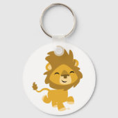 Happy Cartoon Lion sleutelhanger (Voorkant)