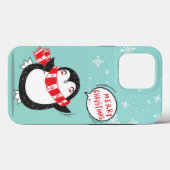 Happy Cartoon Penguin Case-Mate iPhone Case (Achterkant (horizontaal))
