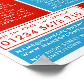 Happy Cartoon Plumber, Plumber, Plumbing Advert Poster (Hoek)