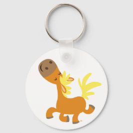 Happy Cartoon Pony sleutelhanger