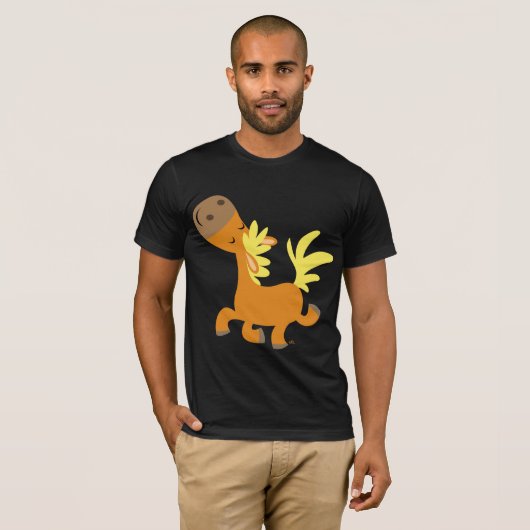 Happy Cartoon Pony T-shirt (Voorkant volledig)