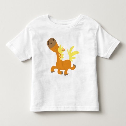 Happy Cartoon Pony T-shirt (Voorkant)