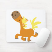 Happy Cartoon Pony T-shirt Muismat (Met muis)