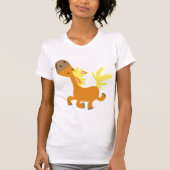 Happy Cartoon Pony Vrouwen T-shirt (Voorkant)