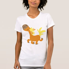 Happy Cartoon Pony Vrouwen T-shirt