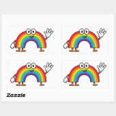 Happy Cartoon Rainbow Character Sticker (Vel)