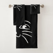 "Happy Cat" Bad Handdoek (Insitu)