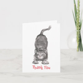 Happy Cat Dank je Kaart