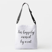 Happy Cat elegant aanpasbaar Crossbody Tas (Achterkant)