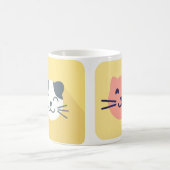 Happy Cat Face Mok (Center)