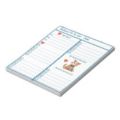 Happy Cat Gepersonaliseerde Planner om te doen Lij Notitieblok (Linkerzijde)