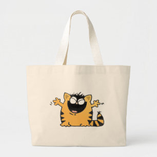 Happy Cat Grote Tote Bag