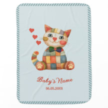 Happy Cat Hearts Boy's Naam Datum