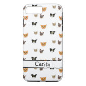Happy Cat-hoofden - Patroon Case-Mate iPhone Case (Achterkant)