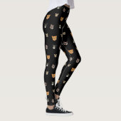 Happy Cat-hoofden - Patroon Leggings (Rechts)