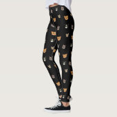 Happy Cat-hoofden - Patroon Leggings (Links)