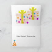 Happy Cat Kaart voor je verjaardag. (Binnen)