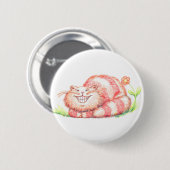 Happy Cat-knop Ronde Button 5,7 Cm (Voorkant /achterkant)