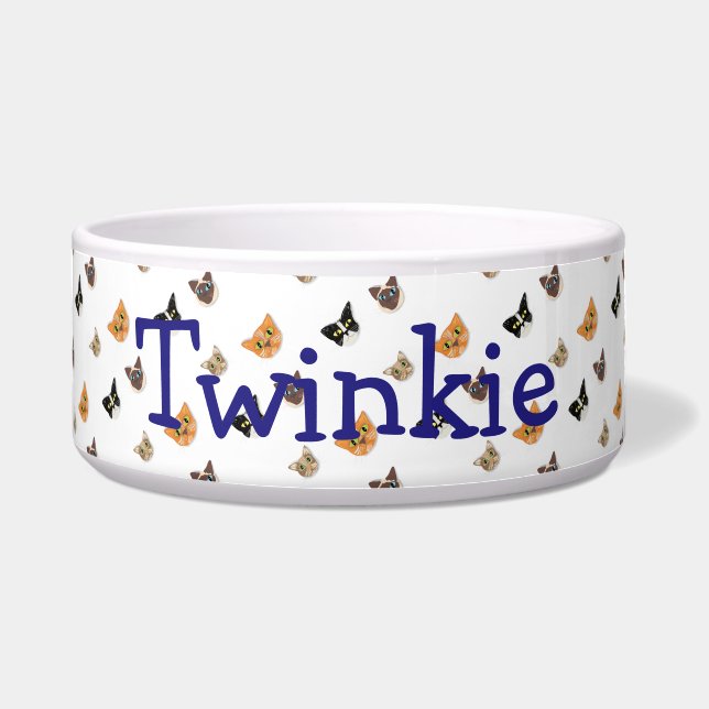 Happy Cat-kop Voerbakje (Voorkant)