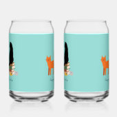 Happy Cat Lady Blikvorm Glas (Rechts)
