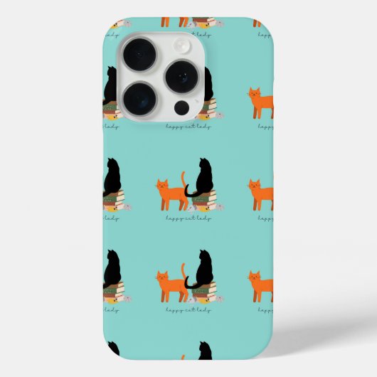 Happy Cat Lady Case-Mate iPhone Case (Achterkant)